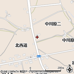 福島県伊達市箱崎中川原二周辺の地図
