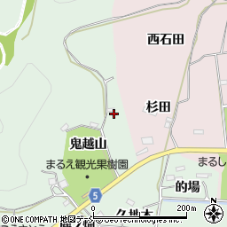 福島県福島市大笹生鬼越山11周辺の地図