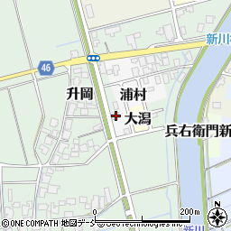 新潟県新潟市西蒲区浦村823周辺の地図