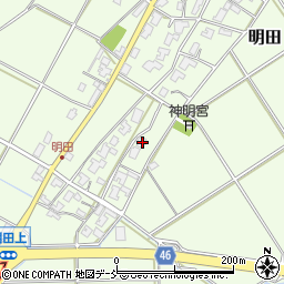 新潟県新潟市西区明田901周辺の地図