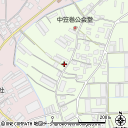 新潟県新潟市南区東笠巻977周辺の地図