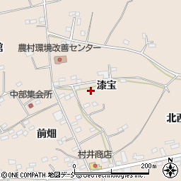 福島県伊達市箱崎漆宝周辺の地図