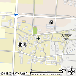 新潟県新潟市秋葉区北潟周辺の地図