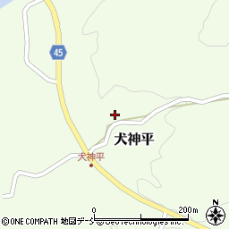 新潟県佐渡市犬神平254周辺の地図