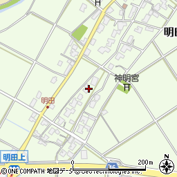 新潟県新潟市西区明田919周辺の地図