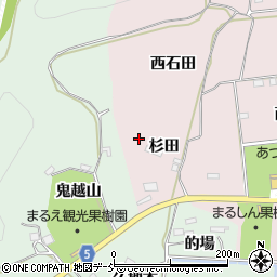福島県福島市飯坂町平野山際周辺の地図