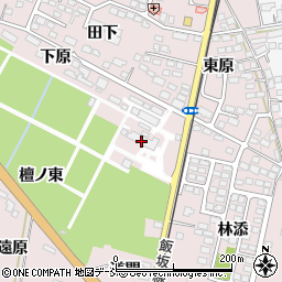 福島県農業総合センター果樹研究所周辺の地図