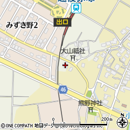 新潟県新潟市西区赤塚261-3周辺の地図