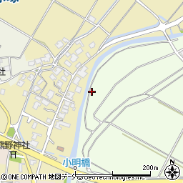 新潟県新潟市西区明田8周辺の地図
