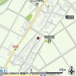 新潟県新潟市西区明田917周辺の地図