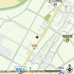 新潟県新潟市西区明田548周辺の地図