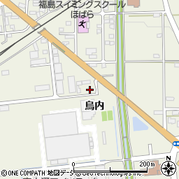 福島県伊達市保原町（烏内）周辺の地図