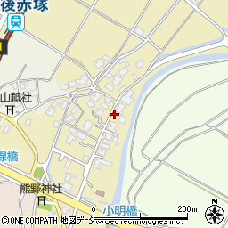 新潟県新潟市西区小見郷屋33周辺の地図