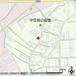 新潟県新潟市南区東笠巻993周辺の地図