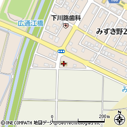 セブンイレブン新潟みずき野店周辺の地図