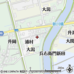 新潟県新潟市西蒲区浦村835周辺の地図