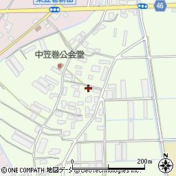 新潟県新潟市南区東笠巻1150周辺の地図