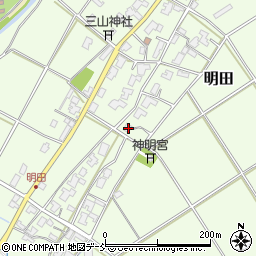 新潟県新潟市西区明田935周辺の地図