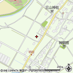 新潟県新潟市西区明田298周辺の地図