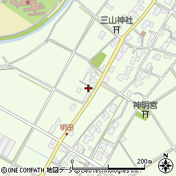 新潟県新潟市西区明田297周辺の地図