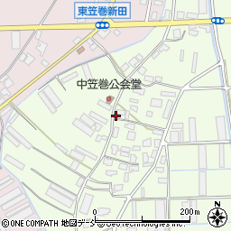 新潟県新潟市南区東笠巻1547周辺の地図
