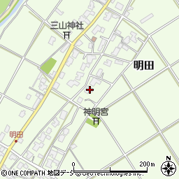 新潟県新潟市西区明田940周辺の地図