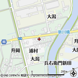 新潟県新潟市西蒲区浦村847周辺の地図