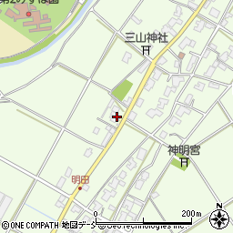 新潟県新潟市西区明田563周辺の地図