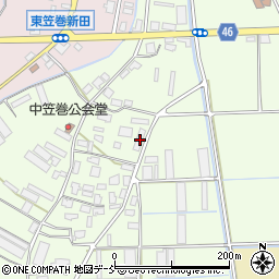 新潟県新潟市南区東笠巻1483周辺の地図