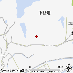 福島県相馬市和田下駄迫周辺の地図