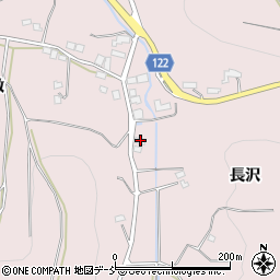 福島県伊達市保原町金原田長沢35周辺の地図