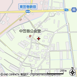 新潟県新潟市南区東笠巻1545周辺の地図