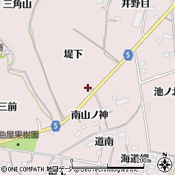 福島県福島市飯坂町平野堤下24-1周辺の地図