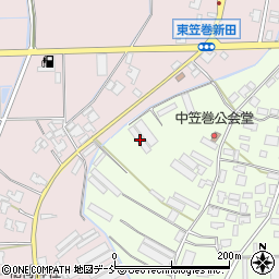 新潟県新潟市南区東笠巻987周辺の地図