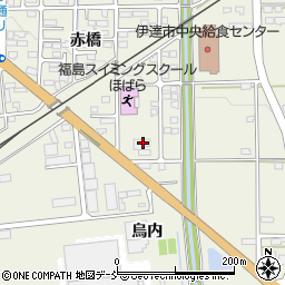 福島県伊達市保原町赤橋96周辺の地図