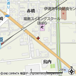 福島県伊達市保原町赤橋74周辺の地図