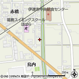福島県伊達市保原町赤橋120周辺の地図