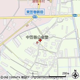 新潟県新潟市南区東笠巻1566周辺の地図