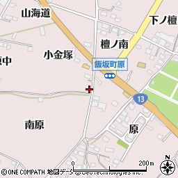 福島県福島市飯坂町平野小金塚56-3周辺の地図