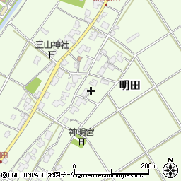 新潟県新潟市西区明田944周辺の地図