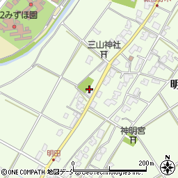 新潟県新潟市西区明田566周辺の地図