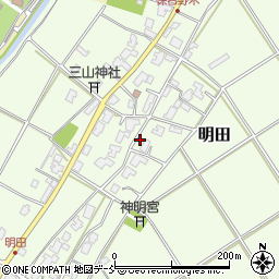 新潟県新潟市西区明田774周辺の地図