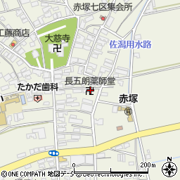 長五郎薬師堂周辺の地図
