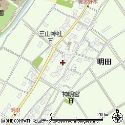 新潟県新潟市西区明田777周辺の地図