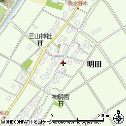 新潟県新潟市西区明田773周辺の地図