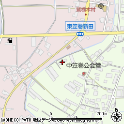 新潟県新潟市南区東笠巻961周辺の地図