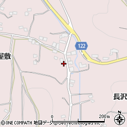 福島県伊達市保原町金原田長沢56周辺の地図