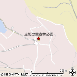 赤坂の里森林公園周辺の地図