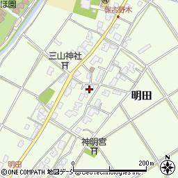 新潟県新潟市西区明田778周辺の地図
