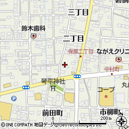 福島県伊達市保原町一丁目3周辺の地図